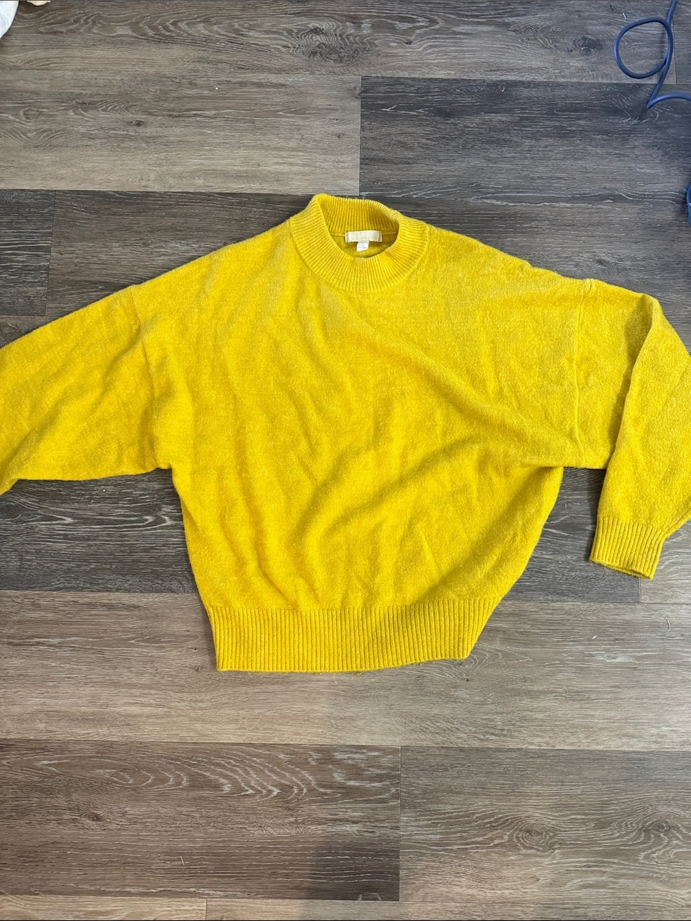H&M Bright Yellow Turtleneck-Style Sweater